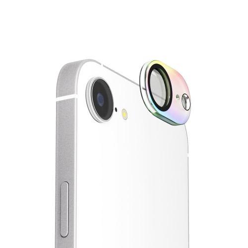 PGA PG-25KCLG14AR iPhone 16e用 カメラフルプロテクター オーロラ