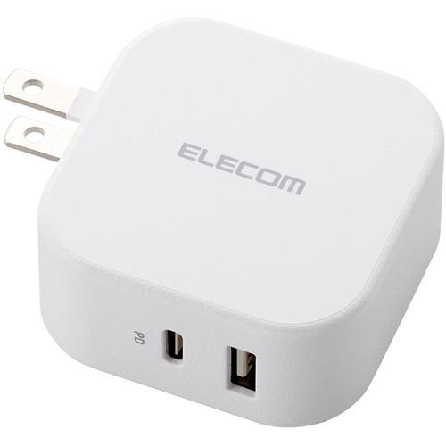 エレコム MPA-ACCP20WH USB Type-C 充電器 PD対応 合計出力32W タイプC ×1 タイプA ×1 Type C USB-C