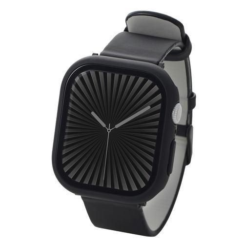 エレコム AW-24AFCGBK アップルウォッチ カバー Apple Watch Series 10 [ 46mm ] フルカバー 表面硬度10H