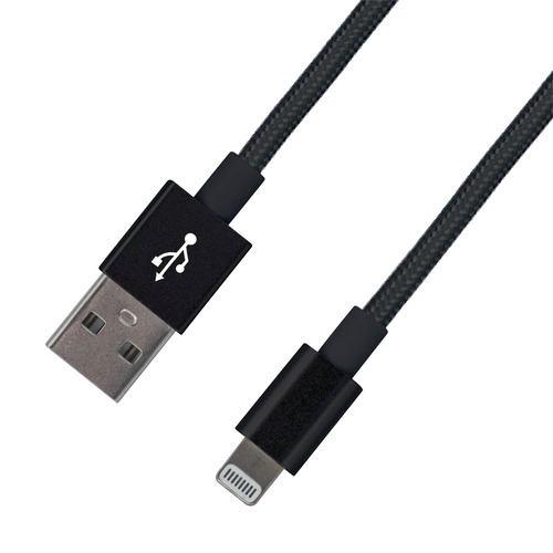 meteora CBLG001BK Type-A to Lightningケーブル 急速充電対応 1.2m ブラック