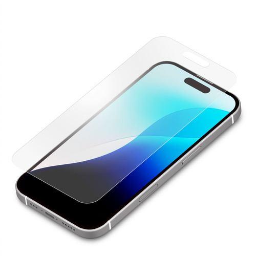 PGA PG-24ATA01 iPhone 16/15/15 Pro用 液晶保護フィルム [究極さらさら/反射防止] Premium Style