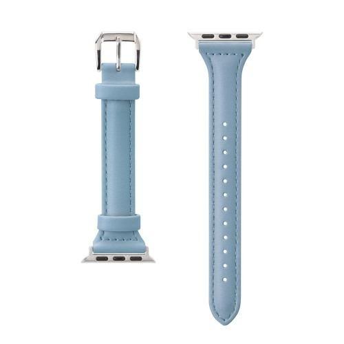 PGA PG-AW41PU04BL Apple Watch 41/40/38mm用 PUレザーバンド ブルー