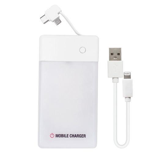 エアージェイ BJ-MUSB6AN WH 単3アルカリ6本 型乾電池充電器(電池無し)Lightning、micro&TYPE-Cケーブル付き ホワ
