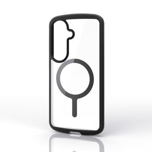 エレコム PM-G261TSLFCMBK Galaxy S26(SC-51G)ケース ハイブリッド カバーMAGKEEP ストラップホール付 ブラッ