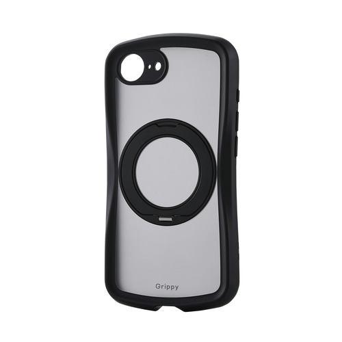 エレコム PM-A25SGRSTKMBK iPhone 16e ケース ハイブリッド カバー MAGKEEP 磁力吸着ワイヤレス充電対応 Gripp