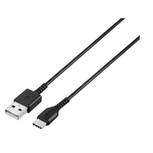 バッファロー BSMPCAC105BK USB2.0ケーブル(Type-A to Type-C) ブラック 0.5m