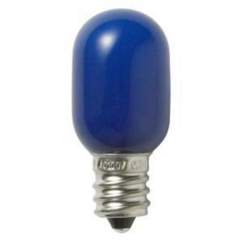 ELPA LDT1B-G-E12-G102 LED電球 「ナツメ形」(青色・口金E12)