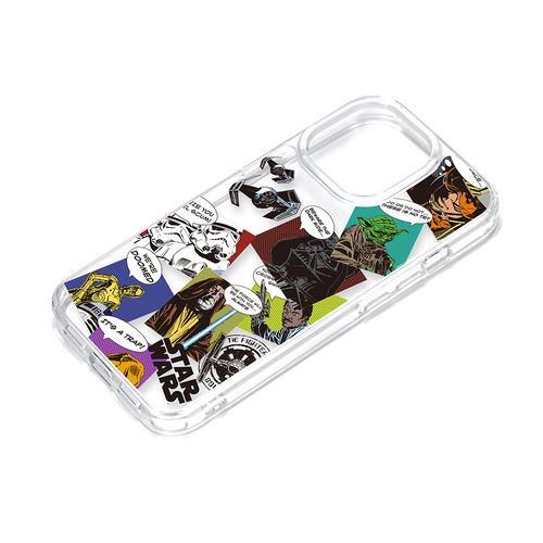 PGA PG-D23BPT31SW iPhone15Pro クリアハイブリッドケース Premium Style スター・ウォーズ PGD23BPT