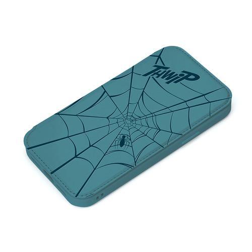 PGA PG-DGF22S20SPM 2022年 iPhone 14 ProMax用 ガラスフリップケース Premium Style スパイダーマ