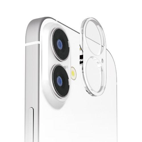 PGA PG-24ACLG15CL iPhone 16/16 Plus用 カメラフルプロテクター [フルクリア] Premium Style