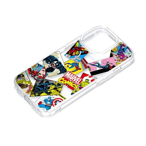 PGA PG-D23BPT21MVL iPhone15Pro クリアハイブリッドケース Premium Style マーベル PGD23BPT21M