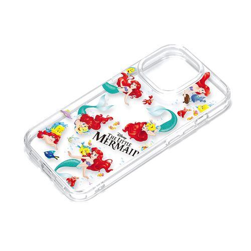 PGA PG-D23BPT11ARL iPhone15Pro クリアハイブリッドケース Premium Style アリエル PGD23BPT11A