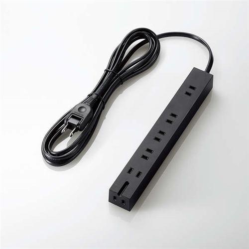 エレコム T-KM01-2630BK スタンダード雷・超強力タップ 6口 3m