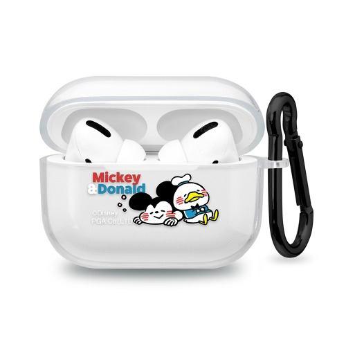 PGA PG-DKAPPTP01MKY カナヘイ画 AirPods Pro(第1世代)用 クリアソフトケース Premium Style ミッキー&