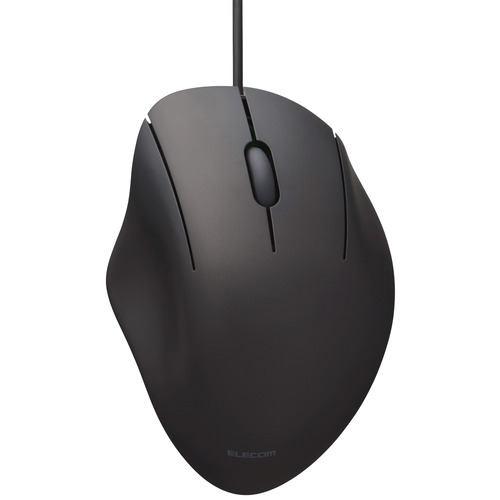 エレコム M-SH11UBSKBK 有線3ボタンマウス Windows mac対応 Sサイズ ブラック