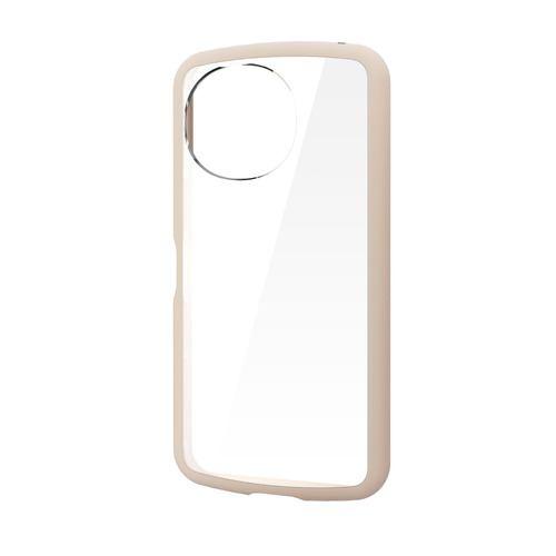 エレコム PM-S253TSLFCBE AQUOS sense10 ( SH-53F ) ケース ハイブリッド カバー 軽量 薄型 ストラップホール