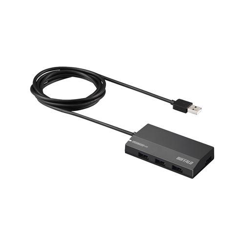バッファロー BSH4A120U3BK USB3.0 スタンダード 4ポート セルフパワーハブ ブラック