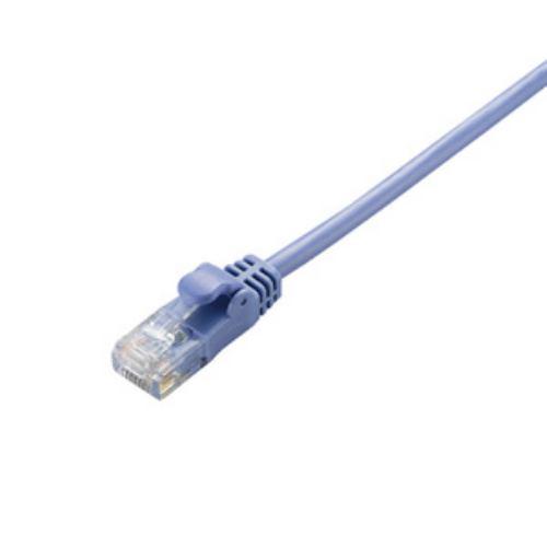 エレコム LD-CTY/BU2 CAT5E準拠 やわらかLANケーブル ブルー 2m