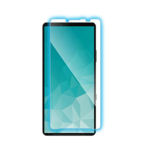 エレコム PM-X252FLGGBL Xperia 10 VII ( SO-52F ) ガラスフィルム BLカット 強化ガラス 飛散防止