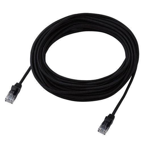 エレコム LD-GPAM/BK100 LANケーブル CAT6A 10m 爪折れ防止 ブラック