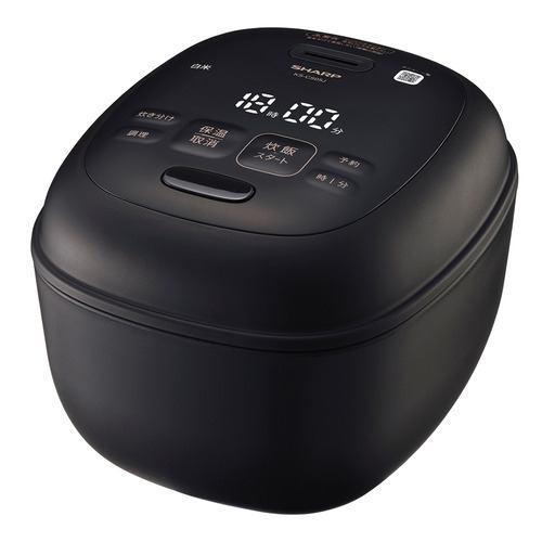 シャープ KSCS05J ジャー炊飯器 3mm厚釜&球面炊き 3合炊き ブラック