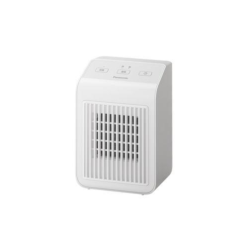 パナソニック DS-FB500-W セラミックファンヒーター 温風2段階 涼風切替 転倒OFFスイッチ 小型軽量 IPX1防水 ウォームホワイト