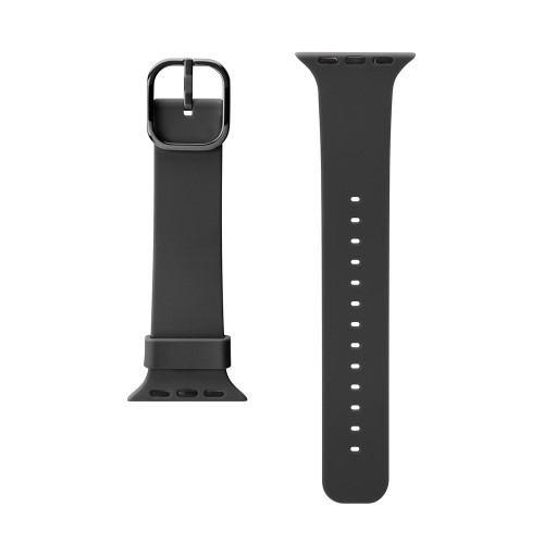 PGA PG-AW41SC01BK Apple Watch 41/40/38mm用 シリコンバンド ブラック