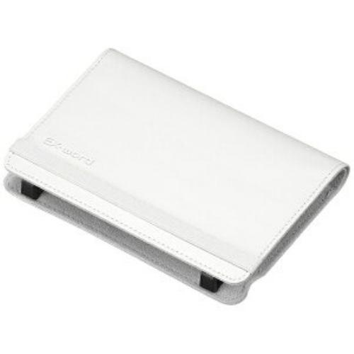 カシオ 電子辞書ケース XD-CC2505WE「EX-word XD-SV/XD-SR/XD-SXシリーズ専用ケース(ブックカバータイプ)」 ホワイ