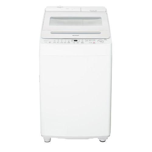 シャープ 全自動洗濯機 洗濯10kg 簡易乾燥 液体洗剤自動投入 パワフルドルフィンNEXT ESSW10L ホワイト系