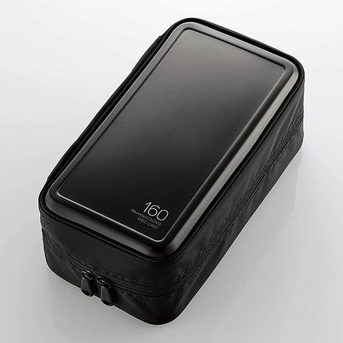 ケース エレコム CD DVD CCD-HB160BK Blu-ray・CD・DVD対応ファスナーケース 160枚 ブラック