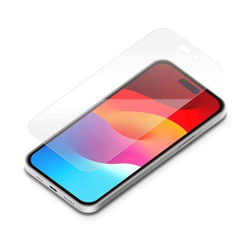 PGA PG-23ABL01 iPhone15 iPhone15Pro 液晶保護フィルム Premium Style ブルーライト低減/光沢 PG2