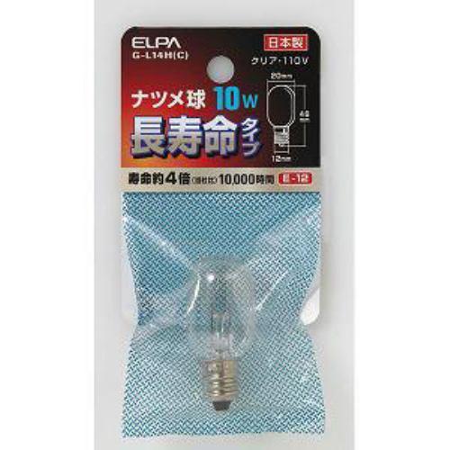 ELPA ナツメ球10WE12Cロング G-L14H(C)