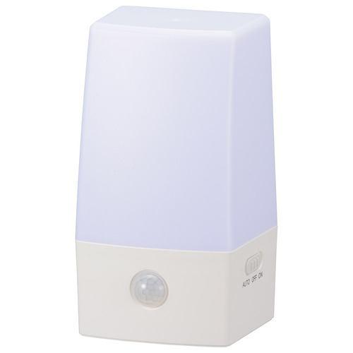 オーム電機 NIT-BLA6JSL-WN LEDセンサーライト 人感明暗センサー ホワイト