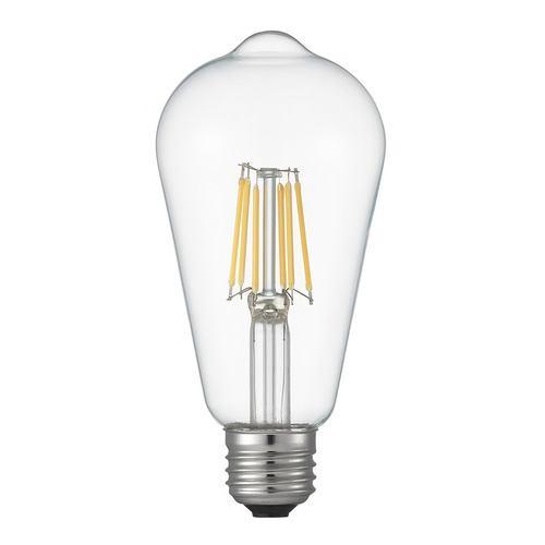 ヤザワ LDE6LG64C フィラメントLED 60W エジソン形 E26 クリア