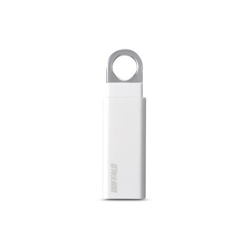 バッファロー RUF3-KS16GA-WH オートリターン機構搭載 USB3.1(Gen1)/USB3.0対応USBメモリー ホワイト 16GB