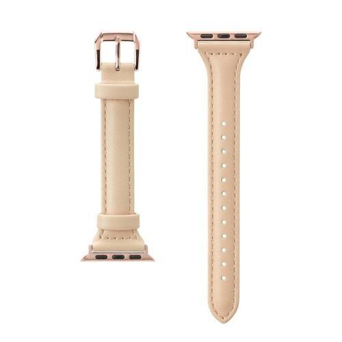 PGA PG-AW41PU03BE Apple Watch 41/40/38mm用 PUレザーバンド ベージュ