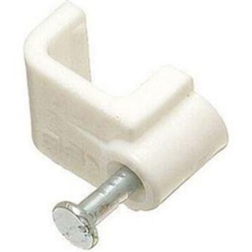 ヤザワ 固定クギ付ケーブルステップル[内幅約10mm/外幅約18mm](30個入り) FST10