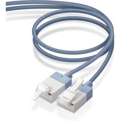 エレコム LD-GPASST/BU10 ツメ折れ防止スーパースリムLANケーブル Cat6A準拠 1.0m