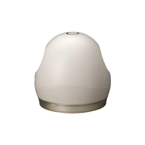 コイズミ KKT-0200/C USB充電 毛玉クリーナー コードレス 2段階切替 自動電源OFF 収納ポーチ付 アイボリー