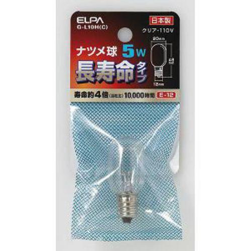 ELPA ナツメ球5WE12Cロング G-L10H(C)