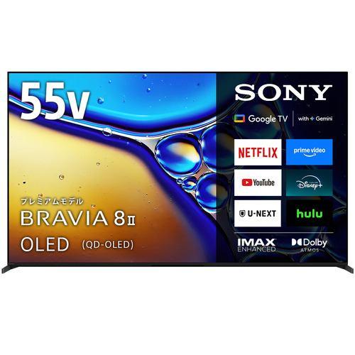 ソニー K-55XR80M2 55V型 4K 量子ドット有機ELテレビ 低反射フィルム搭載 地デジ BS・110度CS BS4K・110度CS4Kチ