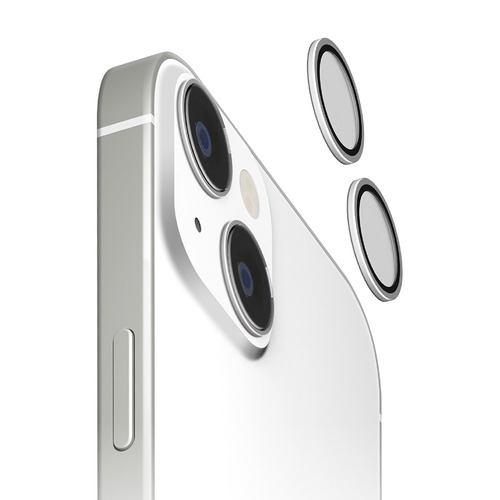 PGA PG-23ACLG24SV iPhone15 iPhone15Plus カメラレンズプロテクター Premium Style シルバー PG