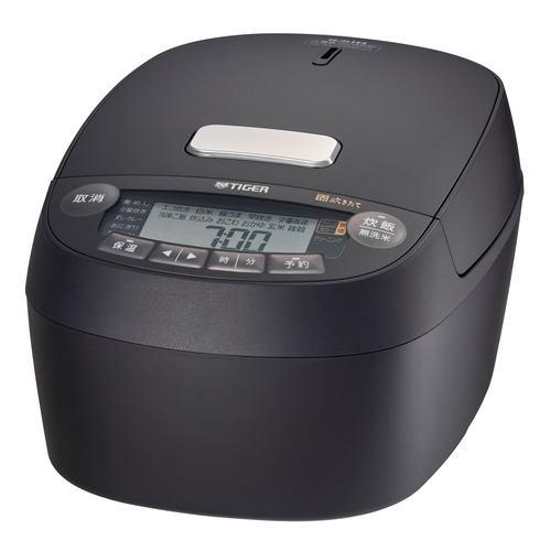 タイガー魔法瓶 JPV-X100KO 圧力IH炊飯器 炊きたて 遠赤5層土鍋蓄熱コート釜 5.5合 オフブラック