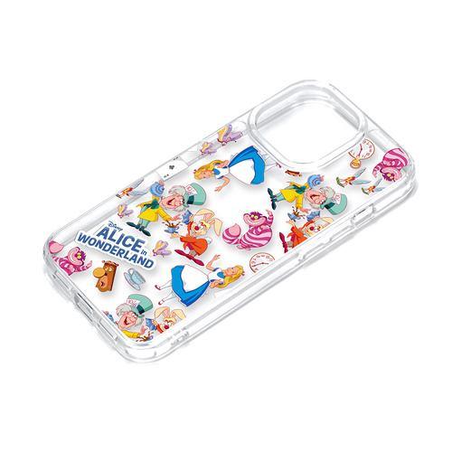 PGA PG-D23BPT10ALC iPhone15Pro クリアハイブリッドケース Premium Style アリス PGD23BPT10AL