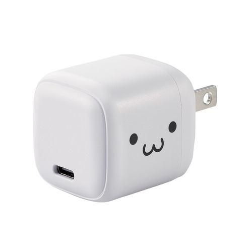 エレコム MPA-ACCP7830WF USB Power Delivery 30W AC充電器(USB Type-C×1) しろちゃん(ホワイト×