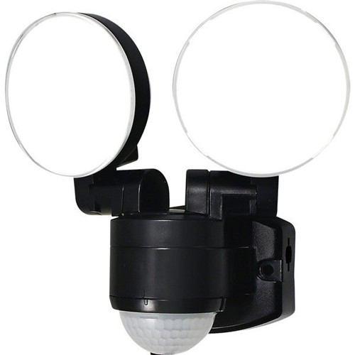 ELPA ESL-SS412AC 屋外用LEDセンサーライト AC電源 2灯 白色/コンセント式