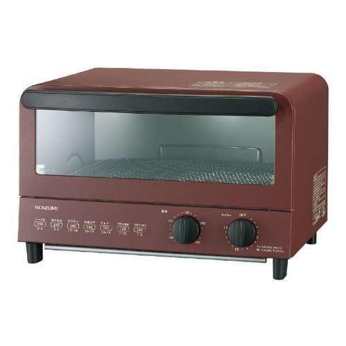 コイズミ KOS1218R オーブントースター レッド