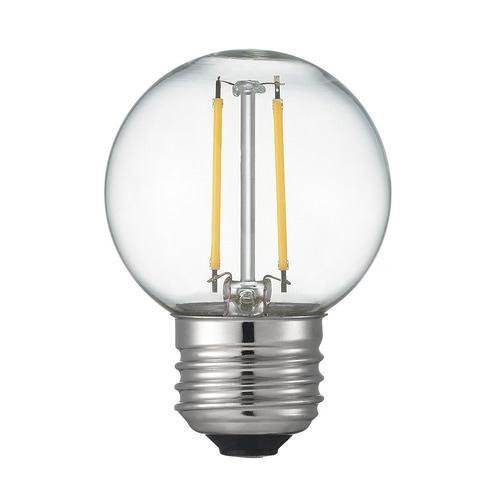 ヤザワ LDG2LG50C2 フィラメントLED 25W G50 ボール形 E26 クリア