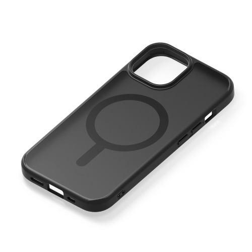 PGA PG-23AMGPT01BK iPhone 15/14/13用 MagSafe対応 ハイブリッドケース マット/ブラック