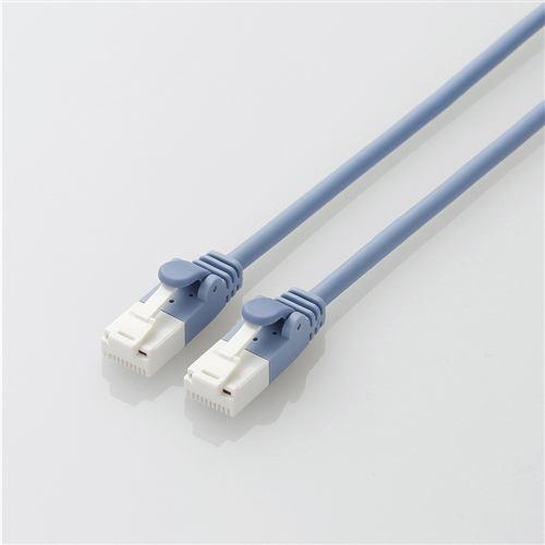 【推奨品】エレコム LD-GPAYT/BU100 ツメ折れ防止やわらかLANケーブル Cat6A準拠 10m